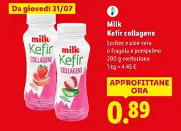 Lidl Milk Kefir collagene offerta