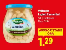 Lidl Valfrutta Fagioli Cannellini offerta