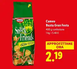 Lidl Cameo Busta Gran Festa offerta