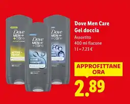 Lidl Dove Men Care Gel doccia offerta