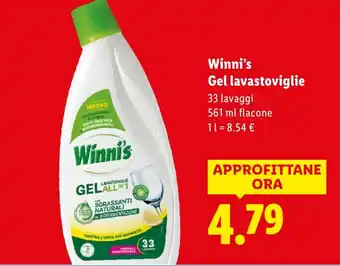 Lidl Winni's Gel lavastoviglie offerta