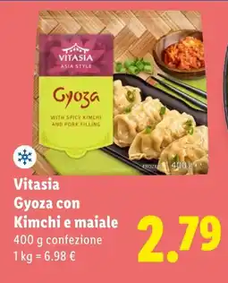 Lidl Vitasia Gyoza con Kimchi e maiale offerta