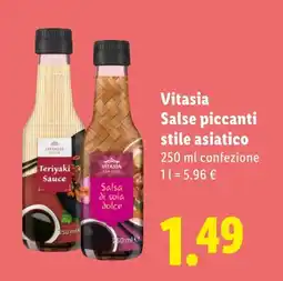 Lidl Vitasia Salse piccanti stile asiatico offerta