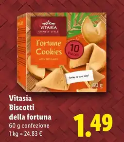 Lidl Vitasia Biscotti della fortuna offerta