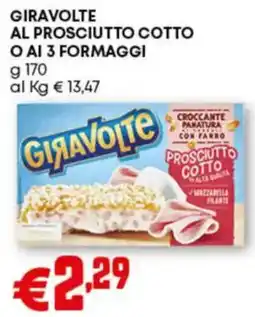 Pam Giravolte al prosciutto cotto o ai 3 formaggi offerta