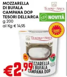 Pam Mozzarella di bufala campana dop TESORI DELL'ARCA offerta