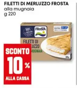 Pam Filetti di merluzzo FROSTA alla mugnaia offerta
