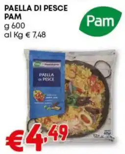 Pam Paella di pesce PAM offerta