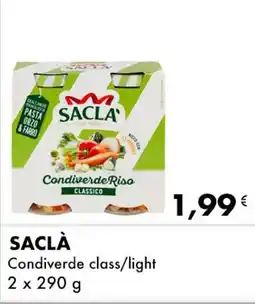 Iper Tosano SACLÀ Condiverde class/light offerta