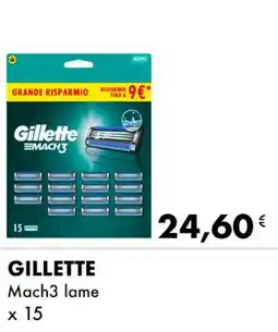Iper Tosano GILLETTE Mach3 lame offerta
