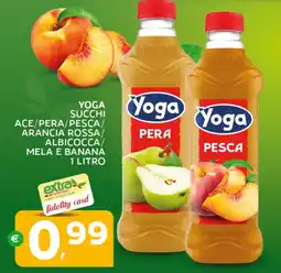 Extra Supermercati Yoga succhi ace/pera/pesca/ arancia rossa/ albicocca/ mela e banana offerta