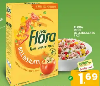 Extra Supermercati Flora riso bell'insalata offerta