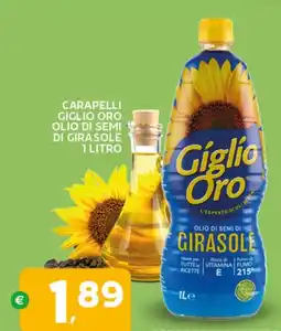 Extra Supermercati Carapelli giglio oro olio di semi di girasole offerta