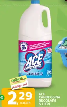 Extra Supermercati Ace candeggina regolare offerta