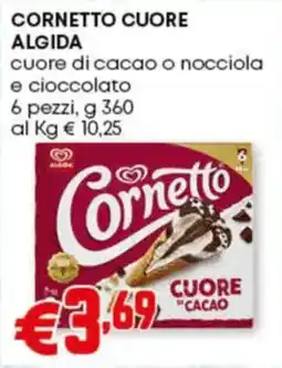 Pam Cornetto cuore ALGIDA pezzi offerta
