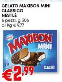 Pam Gelato maxibon mini classico NESTLÉ pezzi offerta