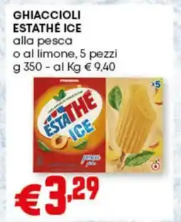 Pam GHIACCIOLI ESTATHÉ ICE alla pesca o al limone, pezzi offerta
