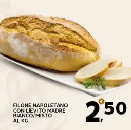 Extra Supermercati Filone napoletano con lievito madre bianco/misto offerta