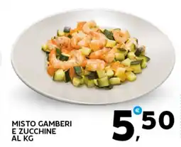 Extra Supermercati Misto gamberi e zucchine offerta