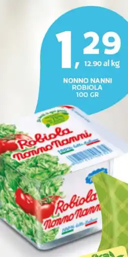 Extra Supermercati Nonno nanni robiola offerta