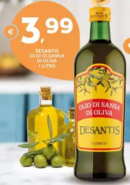 Extra Supermercati Desantis olio di sansa di oliva offerta
