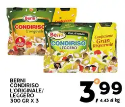 Extra Supermercati Berni condiriso l'originale/ leggero offerta
