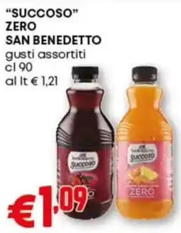 Pam Succoso ZERO SAN BENEDETTO gusti assortiti offerta