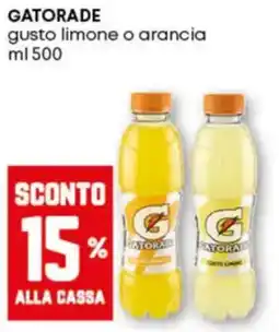 Pam GATORADE gusto limone o arancia offerta