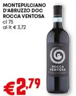 Pam Montepulciano d'abruzzo doc ROCCA VENTOSA offerta
