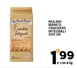 Extra Supermercati Mulino bianco crackers integrali offerta