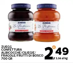 Extra Supermercati Zuegg confettura albicocche/ciliegie/ fragole/frutti di bosco offerta