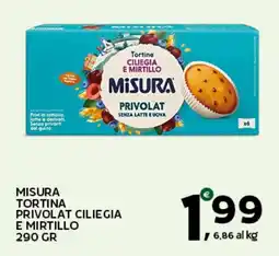 Extra Supermercati Misura tortina privolat ciliegia e mirtillo offerta