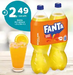 Extra Supermercati Fanta pet bipack offerta