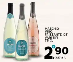 Extra Supermercati Maschio vino frizzante igt vari tipi offerta