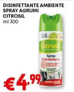 Pam Disinfettante ambiente spray agrumi CITROSIL offerta