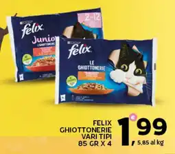 Extra Supermercati Felix ghiottonerie vari tipi offerta