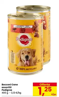 Eurospar Bocconi Cane assortiti Pedigree offerta