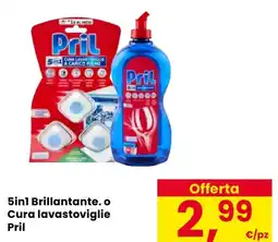 Eurospar 5in1 Brillantante. o Cura lavastoviglie Pril offerta