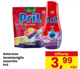 Eurospar Detersivo lavastoviglie assortito Pril offerta