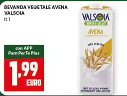 Pam Bevanda vegetale avena VALSOIA offerta