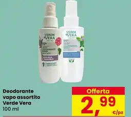 Eurospar Deodorante vapo assortito Verde Vera offerta