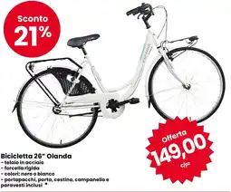 Eurospar Bicicletta 26" Olanda offerta