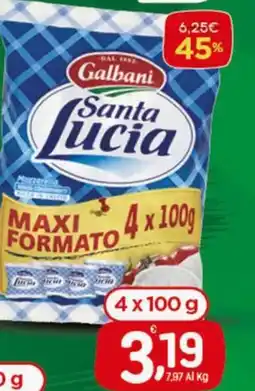 Crai Galbani Mozzarella Santa Lucia offerta