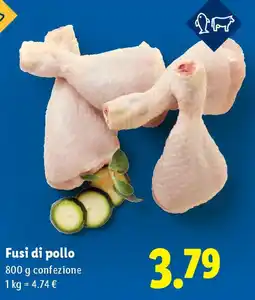 Lidl Fusi di pollo offerta