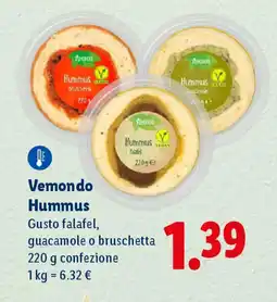 Lidl Vemondo Hummus offerta
