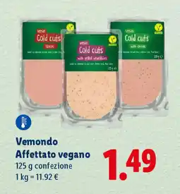 Lidl Vemondo Affettato vegano offerta