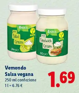 Lidl Vemondo Salsa vegana offerta