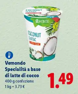 Lidl Vemondo Specialità a base di latte di cocco offerta