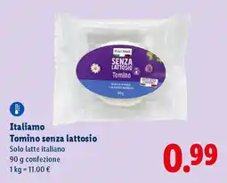 Lidl Italiamo Tomino senza lattosio offerta