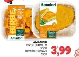 Eté Amadori birbe di pollo ortaiole spinaci offerta